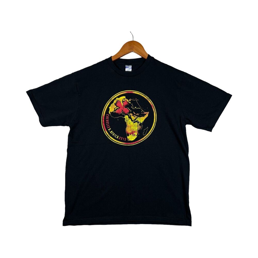 Chevelle Shirt Men's Black Band Tee 2013 South Africa Concert Tour Rock Music M